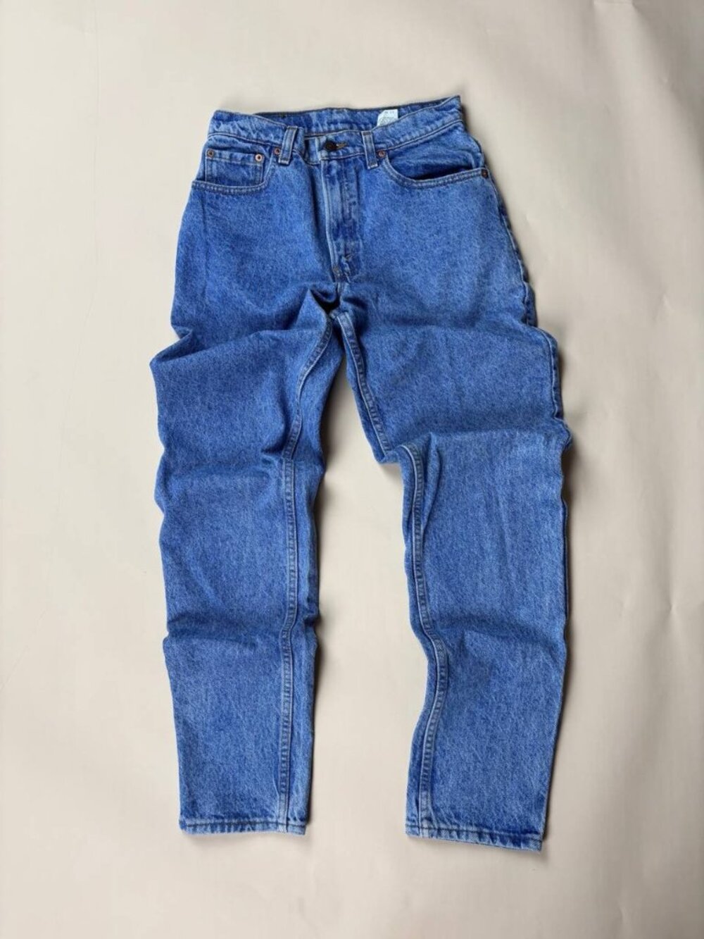 Levi's 18550 Vintage Tapered Jeans 28x31 Blue Cotton Denim Red Tab USA 1991